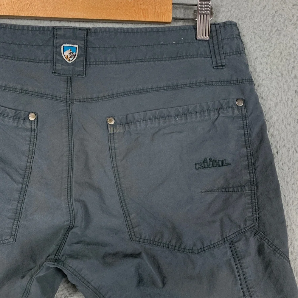 Kuhl The Outsider Pants Men's 32 x 32 Gray Waxed Canvas Hiking Technical Outdoor